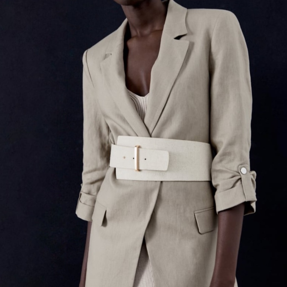 GORGEOUS ZARA NWT Wide Sash Belt - Picture 9 of 10